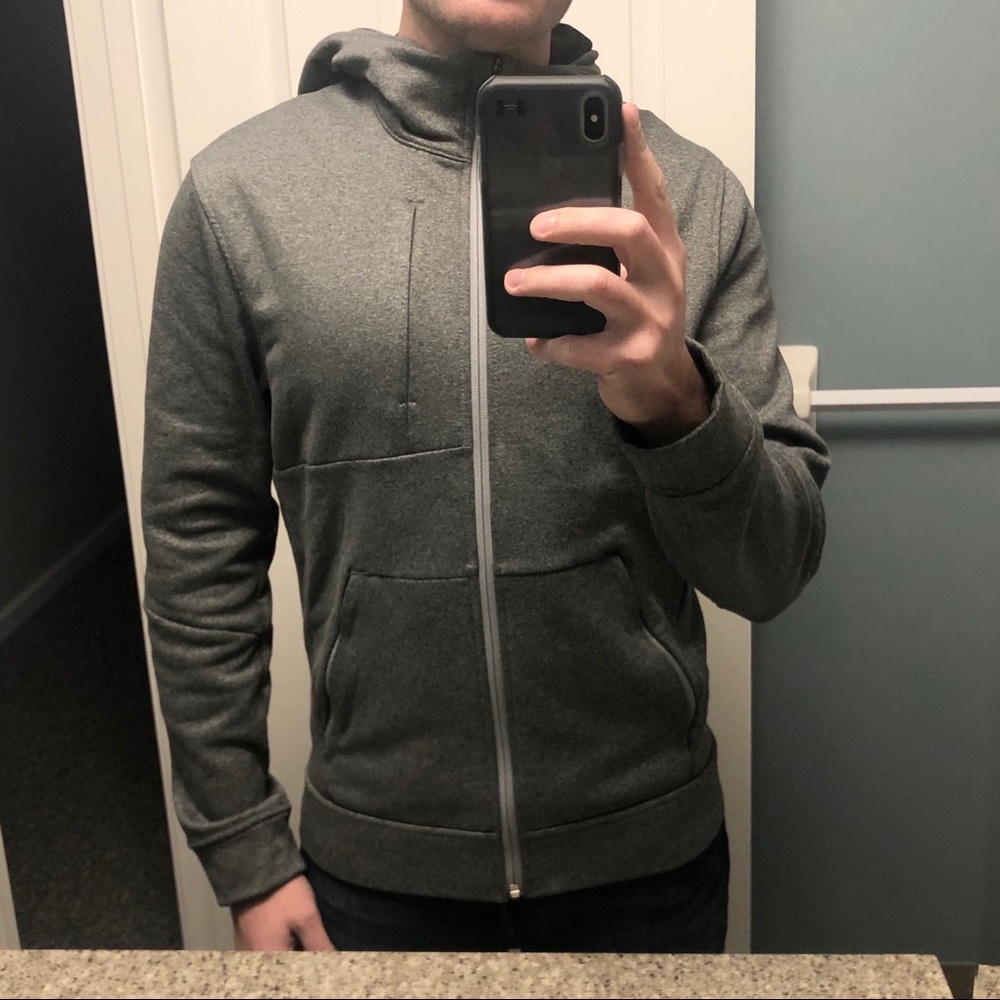 Lululemon Men’s Gray Hoodie Hooded Jacket Small S